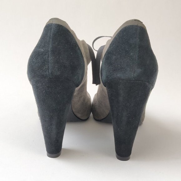 NWOT Beverly Feldman Best Suede Pump sz 7 - Picture 5 of 11